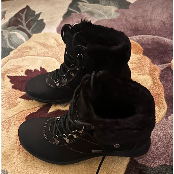 Flexus by Spring Step made in Italy Black Winter Boots - Picture 3 of 6